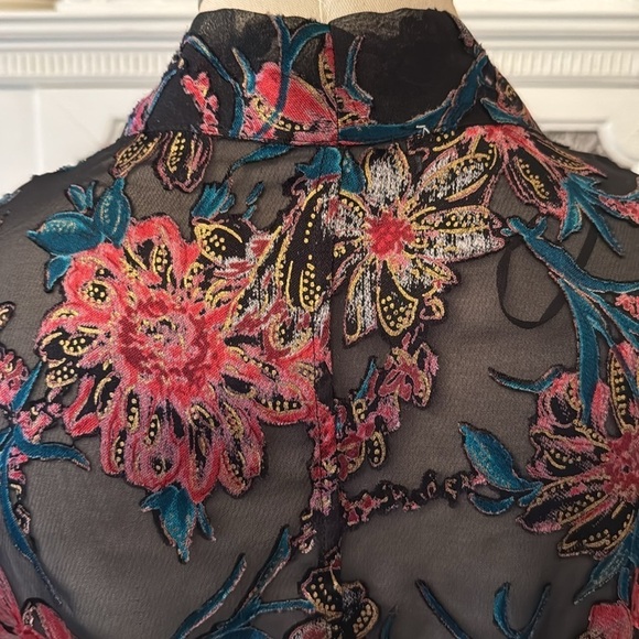 Free People Floral Burnout Kimomo - Picture 8 of 12